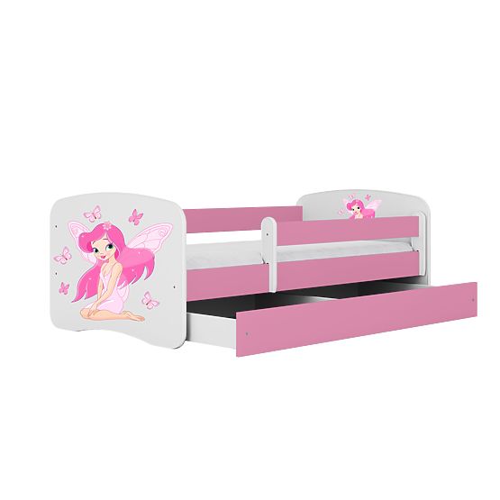 Letto per bambini con barriera Ourbaby - Fata Leonka