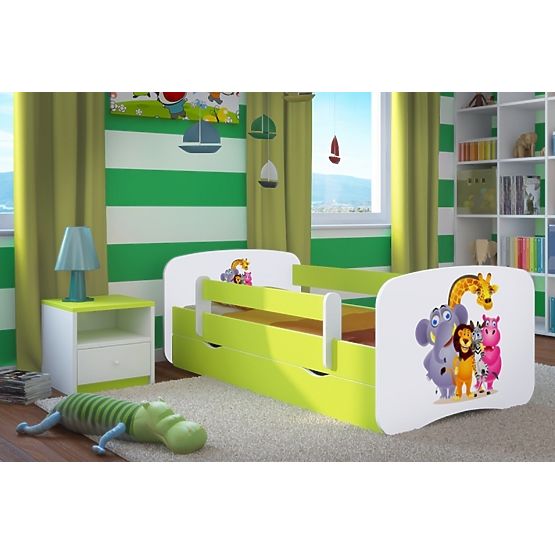 Letto per bambini con barriera Ourbaby - ZOO II