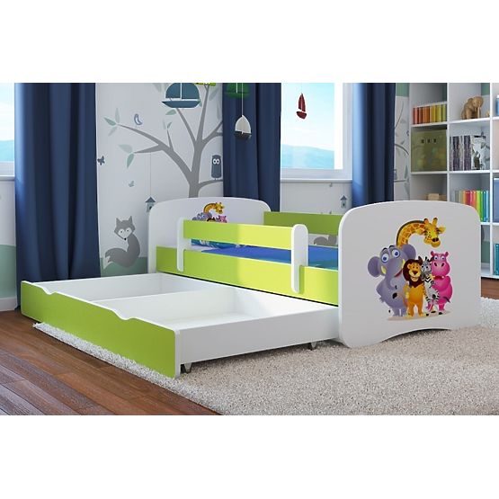 Letto per bambini con barriera Ourbaby - ZOO II