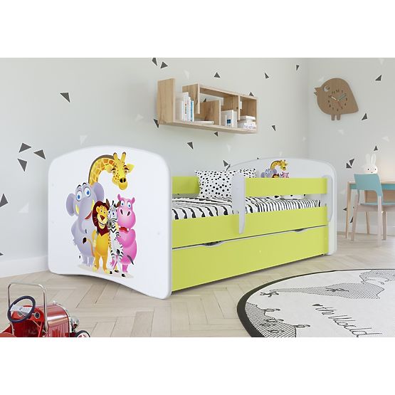 Letto per bambini con barriera Ourbaby - ZOO II