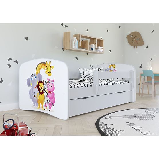 Letto per bambini con barriera Ourbaby - ZOO III
