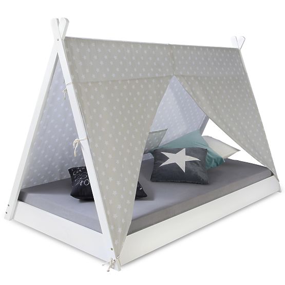 Letto per bambini Teepee 200x90 cm - bianco