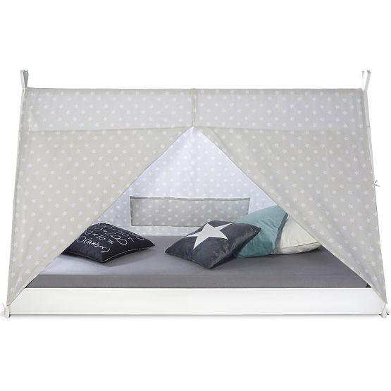 Letto per bambini Teepee 200x90 cm - bianco