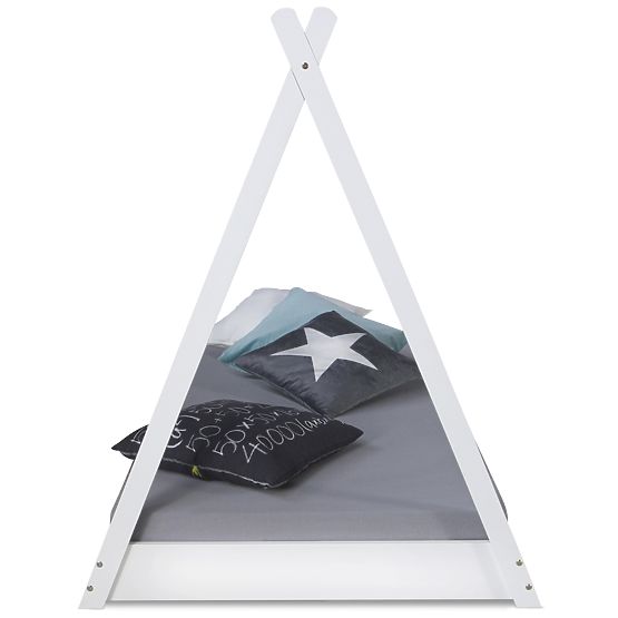 Letto per bambini Teepee 200x90 cm - bianco
