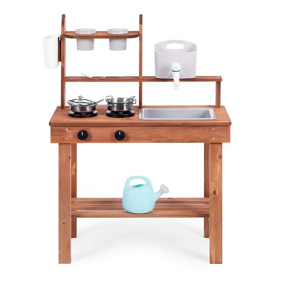 Cucina fangosa da esterno per bambini in legno di abete ECOTOYS