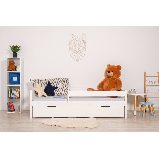 Letto per bambini con barriera Paul - bianco