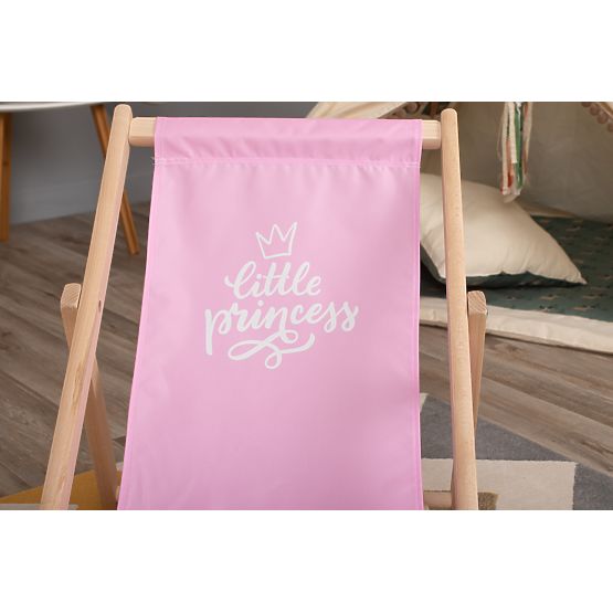 Sedia da spiaggia piccola principessa - rosa