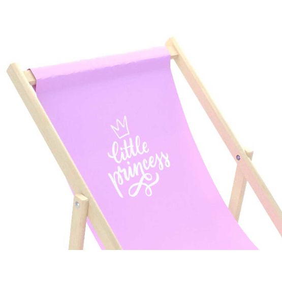 Sedia da spiaggia piccola principessa - rosa