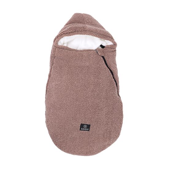 Giacca in pile per bambini in alpaca - rosa antico