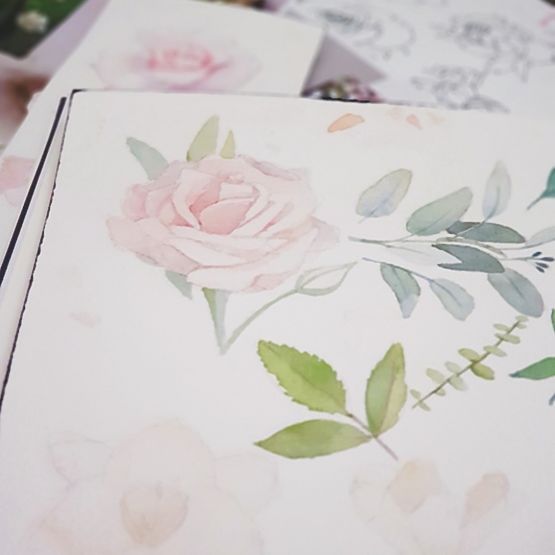 Cuscino baby Night flowers