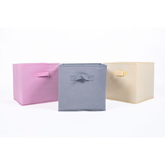 Scatola porta giocattoli per bambini - Rosa cipria
