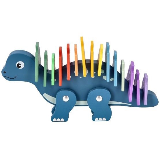 Dinosauro con puzzle numerici