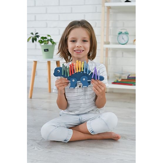 Dinosauro con puzzle numerici