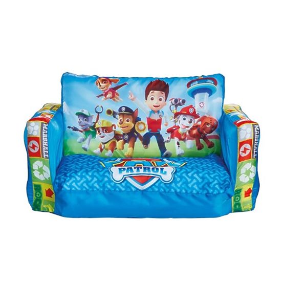 Divano letto gonfiabile 2 in 1 Paw Patrol per bambini