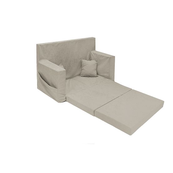 Divano letto per bambini Classic - Grigio chiaro