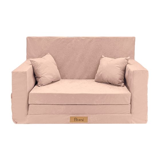 Divano letto per bambini Classic - Rosa cipria
