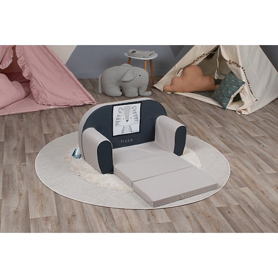 Divano per bambini Tigrotto - grigio