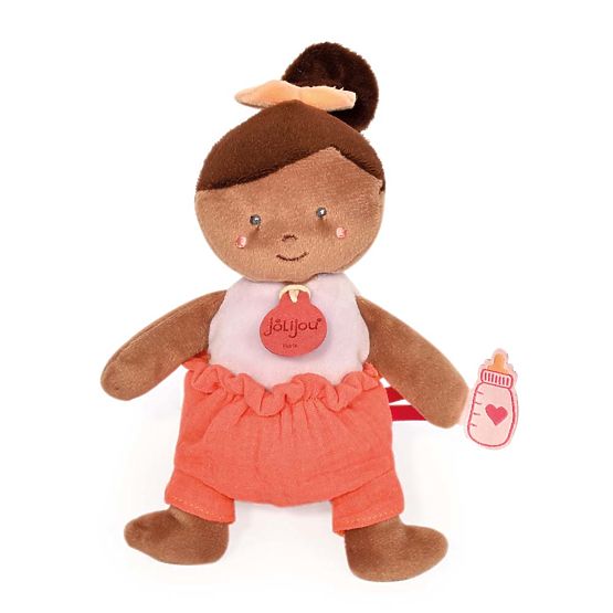 Doudou Jolijou Bambola 18 cm arancione