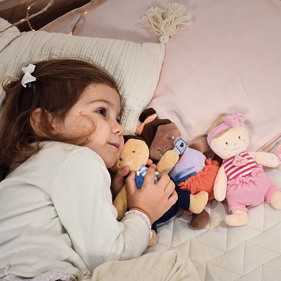 Doudou Jolijou Bambola 18 cm arancione