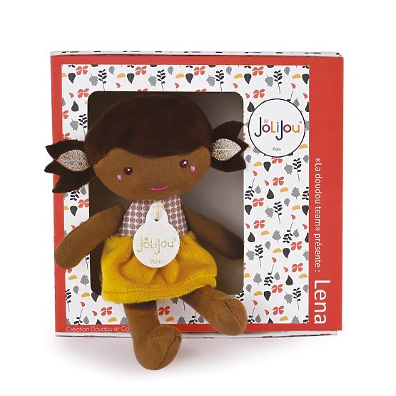 Doudou Jolijou Bambola Léna 16 cm gialla