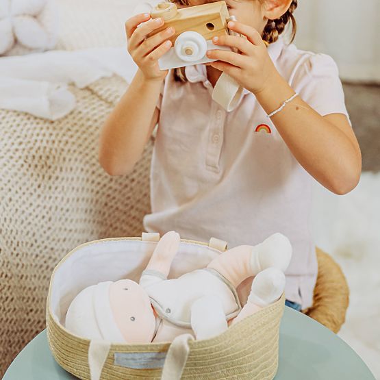 Doudou Jolijou Bambola Pol in borsa per passeggino 28 cm