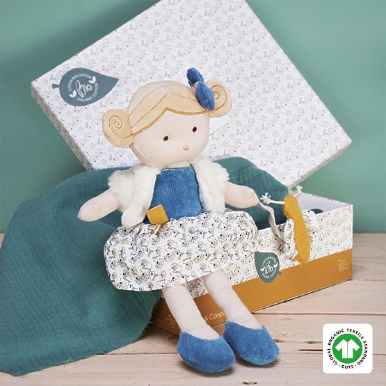 Doudou Jolijou Bambola Pollen e ape 25 cm
