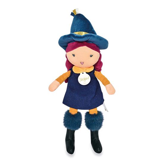 Doudou Jolijou Bambole di Stoffa Streghe 24 cm
