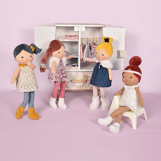 Doudou Jolijou Bambole Migliori Amiche 25 cm