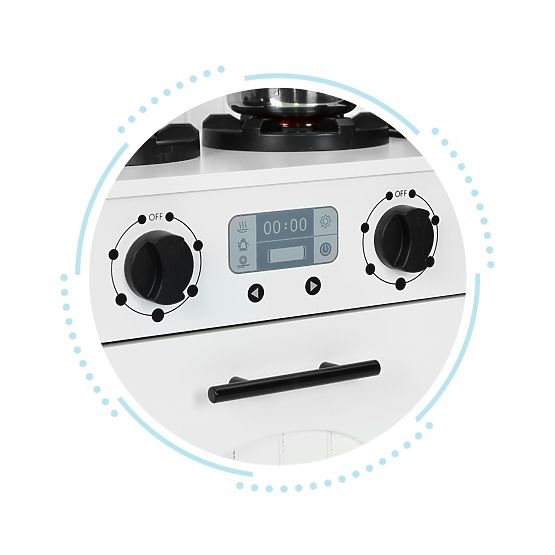 Cucina in legno per bambini forno fornelli microonde accessori ECOTOYS