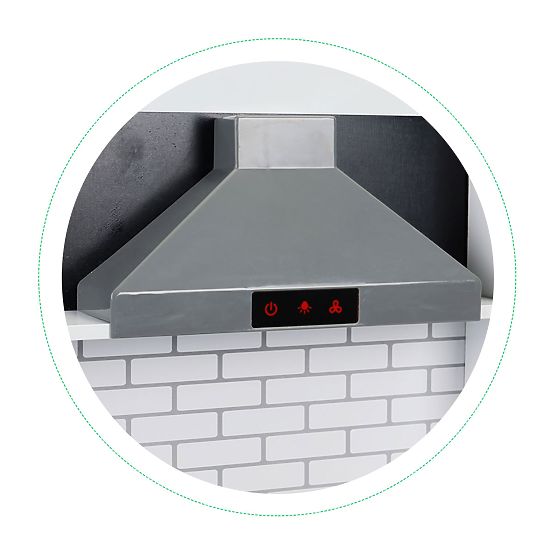 Cucina in legno per bambini + suoni e luci ECOTOYS