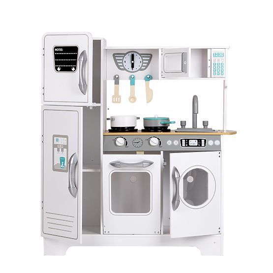 Cucina in legno con accessori per bambini ECOTOYS