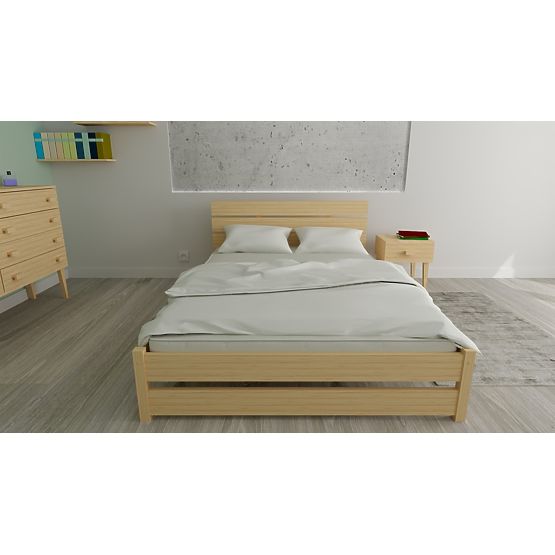 Letto in legno Max 200 x 90 cm - pino