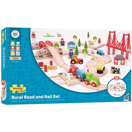 Ferrovia con strada - 80 elementi