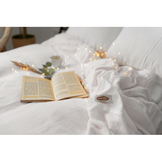 Fogli di mussola 140x200 cm + 70x90 cm bianca