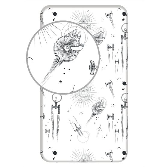 Foglio Star Wars 90 x 200 + 25 cm