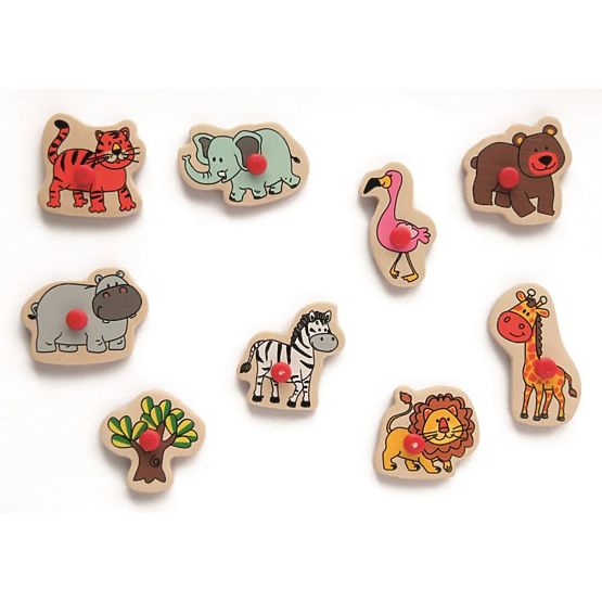 Francobolli e puzzle 2 in 1 - Safari