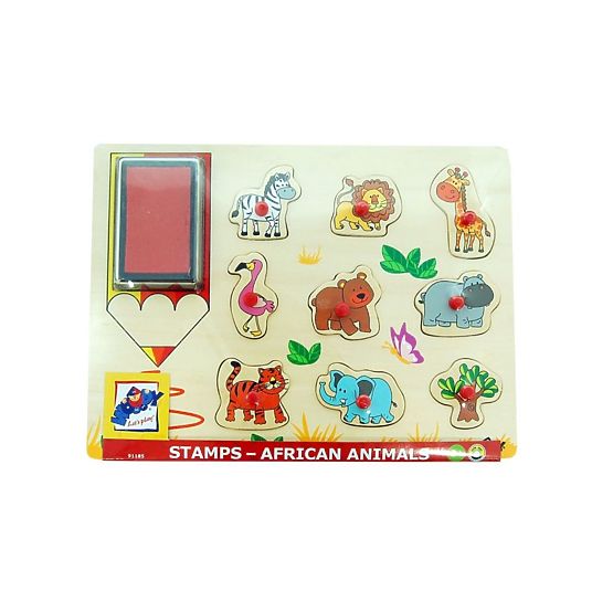 Francobolli e puzzle 2 in 1 - Safari