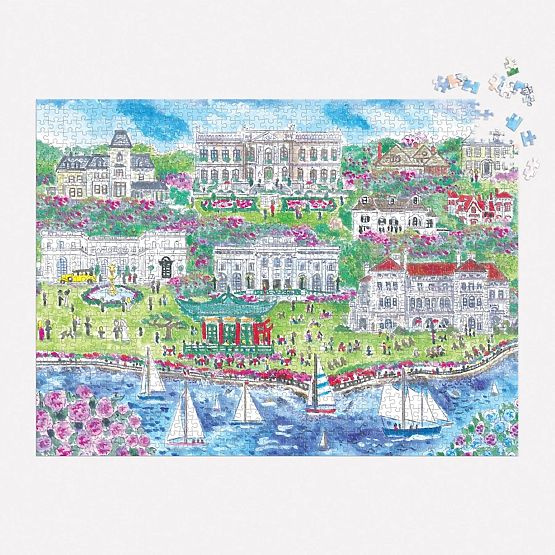 Galison Puzzle Michael Storrings Tenute di Newport 1000 pezzi