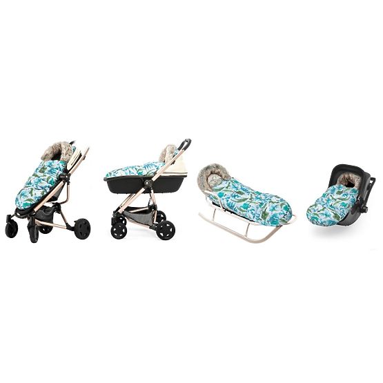 Giacca in pile per bambini con pelliccia - Winter Garden