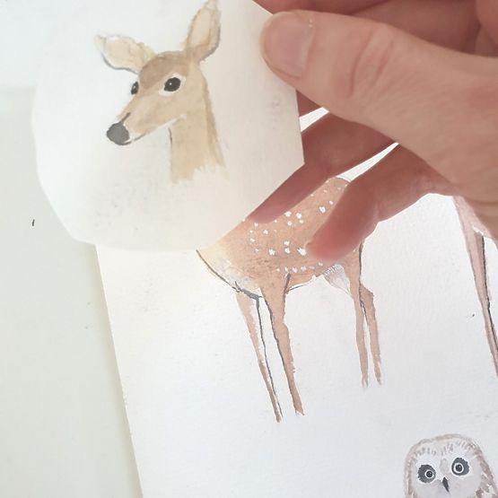 Giacca in pile per bambini Life in the woods