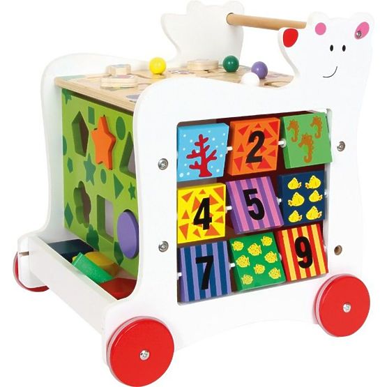 Giocattolo educativo Orso - deambulatore 4 in 1
