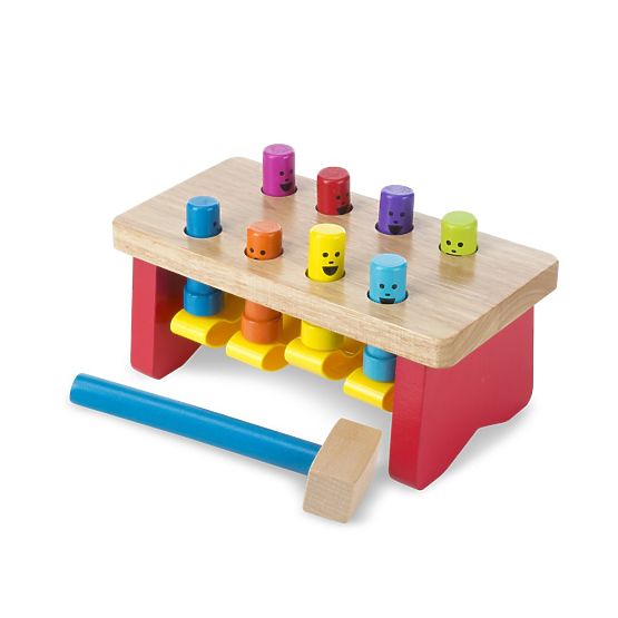 Gioco a martello con pupazzi saltellanti - giocattolo da martellare Melissa and Doug