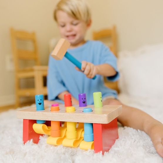 Gioco a martello con pupazzi saltellanti - giocattolo da martellare Melissa and Doug