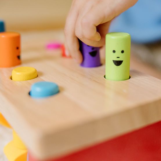 Gioco a martello con pupazzi saltellanti - giocattolo da martellare Melissa and Doug