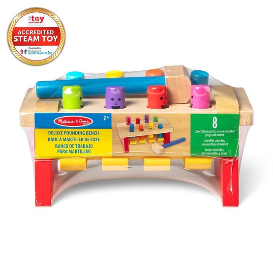 Gioco a martello con pupazzi saltellanti - giocattolo da martellare Melissa and Doug