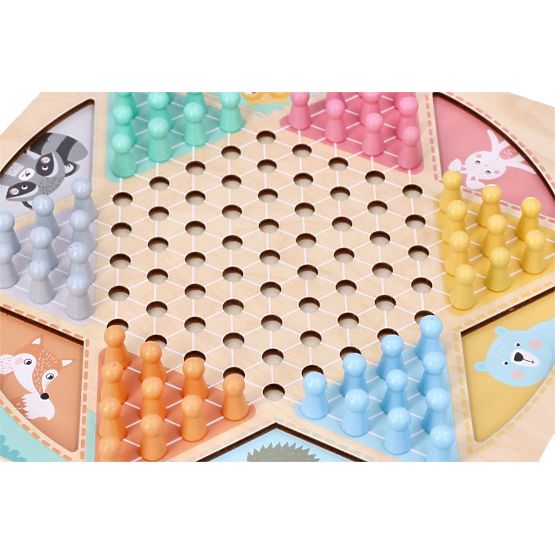Gioco da tavolo reversibile Halama e Serpenti e Scale