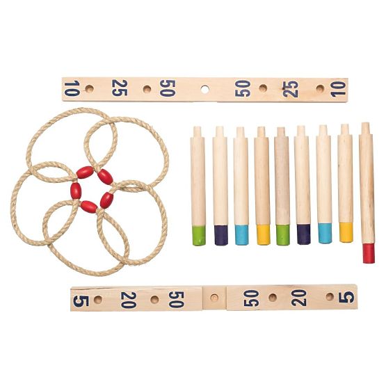 Gioco di abilità in legno Hoopla
