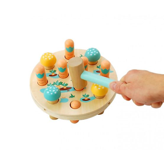 Gioco di martellamento Campo di carote