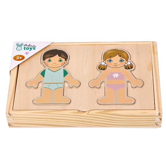 Gioco magnetico di vestizione Bambini del mondo