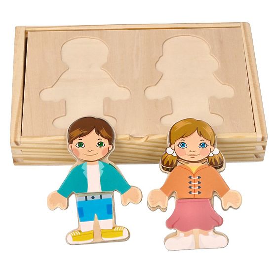 Gioco magnetico di vestizione Bambini del mondo